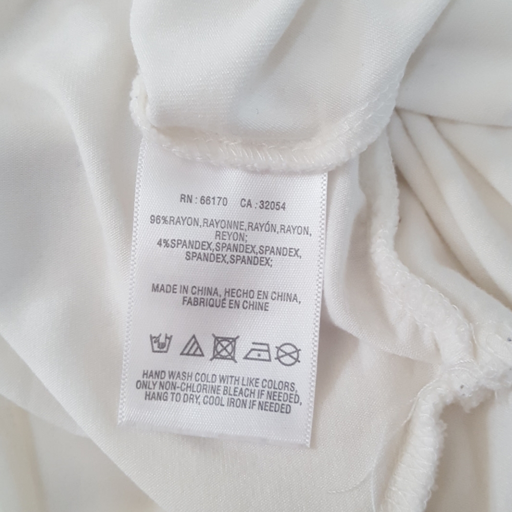 Anthropologie Meadow Rue top White Sz M - Picture 8 of 8